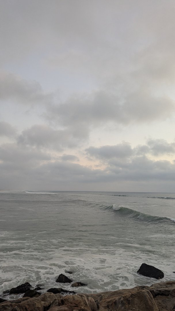 Costa de Labrego en un día gris más grande
