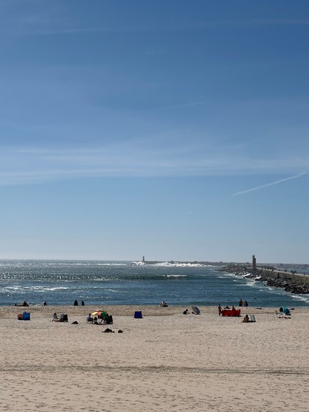 Praia da Barra (Aveiro), Gafanha da Nazaré, Portugal — Spot für Kitesurfen, Windsurfen, Wingfoilen, Surfen (Foto 7 von 8)