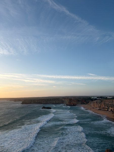 View from the cliff — Martinhal, Portugal
